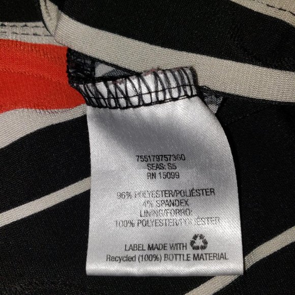 Diagonal Striped Bodycon Dress - Picture 5 of 5